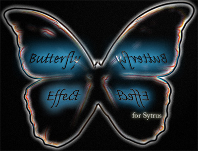 blue butterfly tattoo custom return address label by mvvgrey
